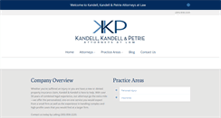 Desktop Screenshot of kandelllaw.com